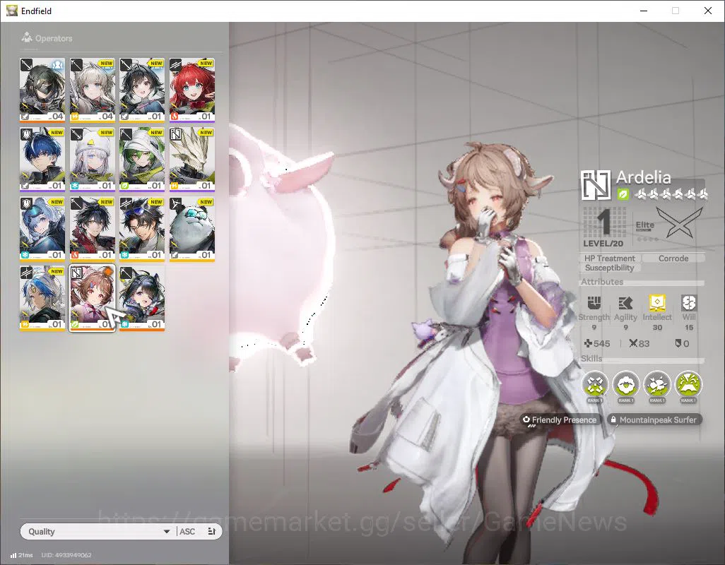 Arknights: Endfield Accounts ASIA|Fresh Starter(lv2)|SSR 2(1Limit) [TangTang],A image 3