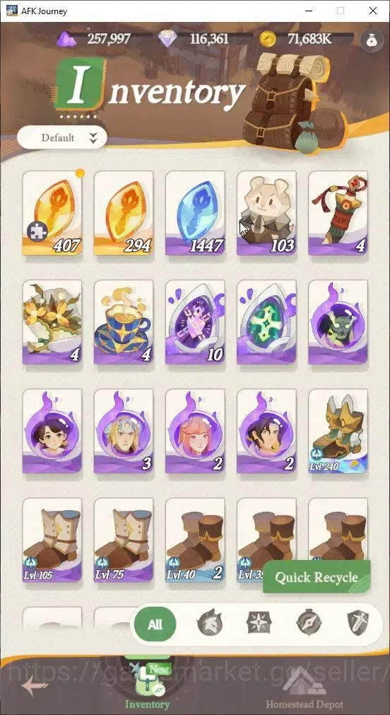AFK Journey Accounts GLOBAL S463|Ready Gacha|6 Hero Selector|30 S Char[ image 8