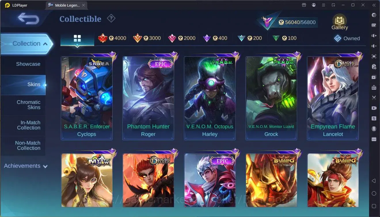 Mobile Legends: Bang Bang Accounts Collector Global |Hero 132|Skin 236|Renowned|HxH Harrith|Sanrio Florynn|CC Natalia|9th 12