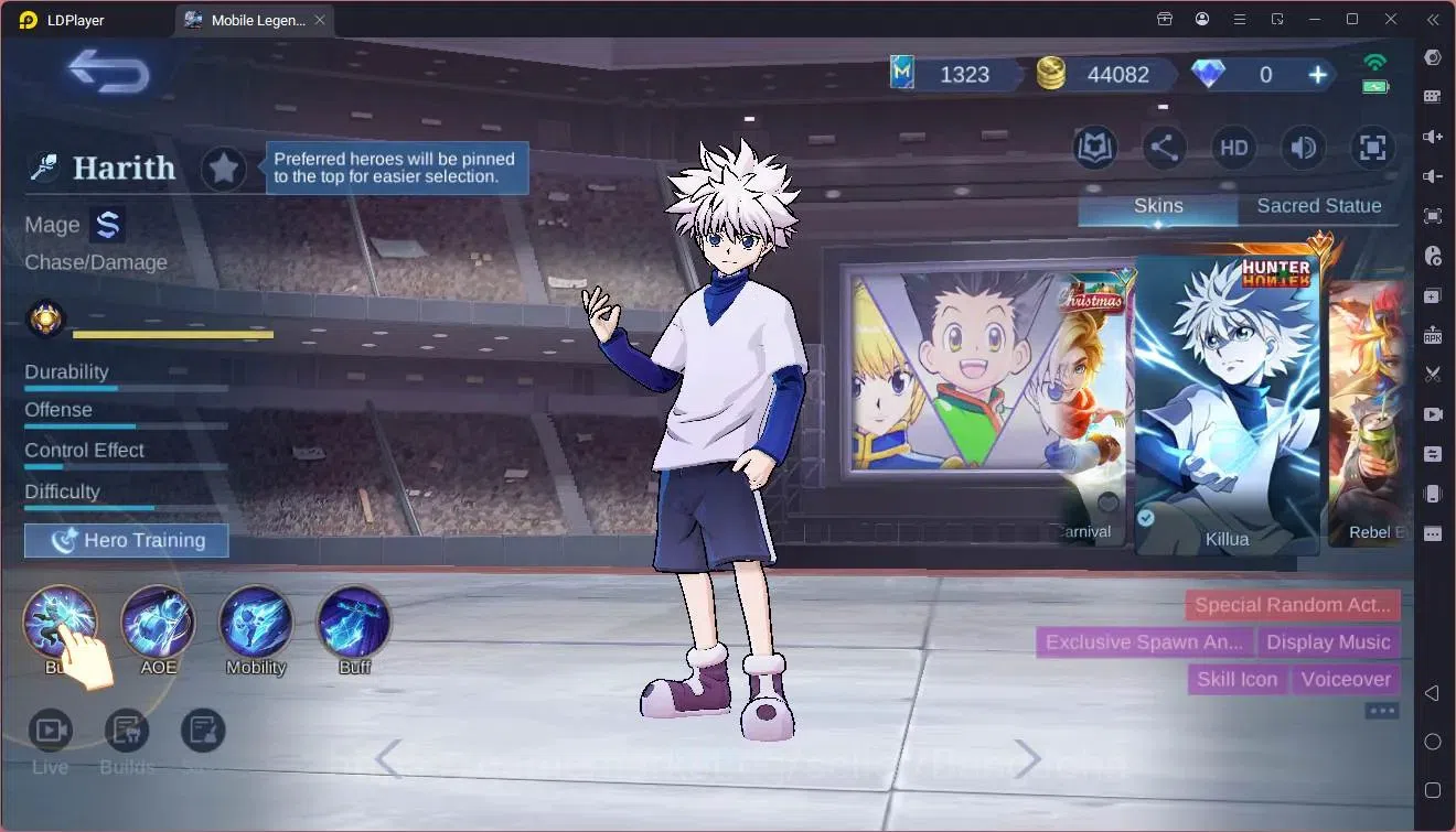 Mobile Legends: Bang Bang Accounts Collector Global |Hero 132|Skin 236|Renowned|HxH Harrith|Sanrio Florynn|CC Natalia|9th 20