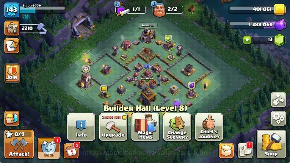 Clash of Clans Accounts Global | TH 13-BH 8 | LVL 143 | HH 7 | AQ 53 ,MP 3 image 14