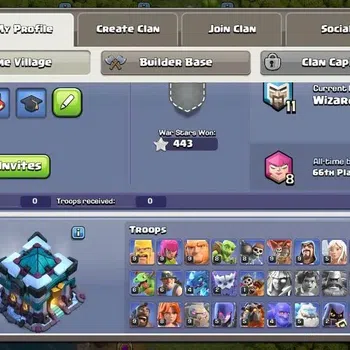 Clash of Clans High-End Global | TH 13-BH 8 | LVL 143 | HH 7 | AQ 53 ,MP 3 image 1