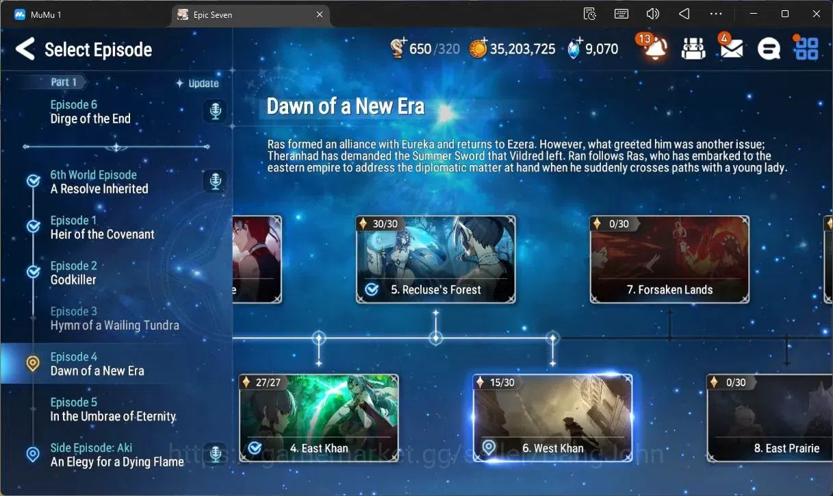 Epic Seven Accounts Global Unverif |14 ML(C Lilias,LR Krau,SOTDark Die image 12
