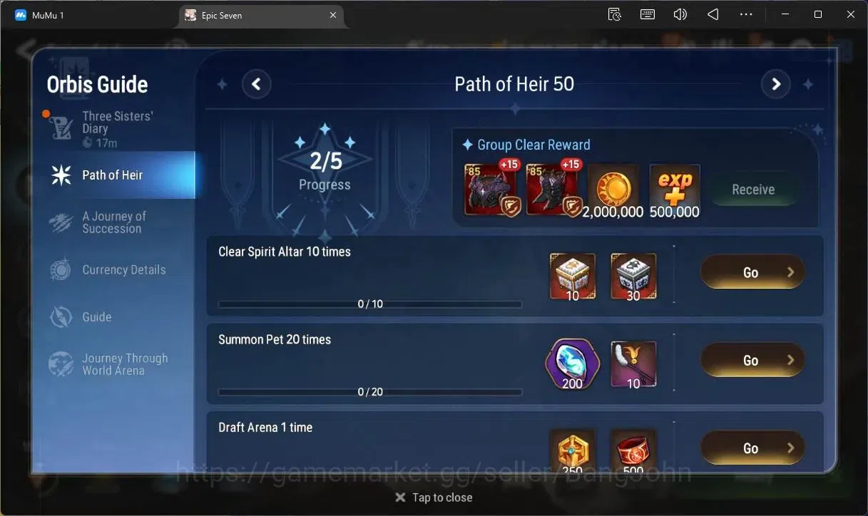 Epic Seven Accounts Global Unverif |14 ML(C Lilias,LR Krau,SOTDark Die image 13