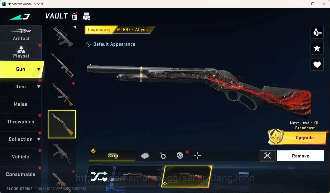 Blood Strike Accounts ASIA | EVA: MCX-EVA-00 | 1 ULTRA QBZ-Endless | 4 L image 8