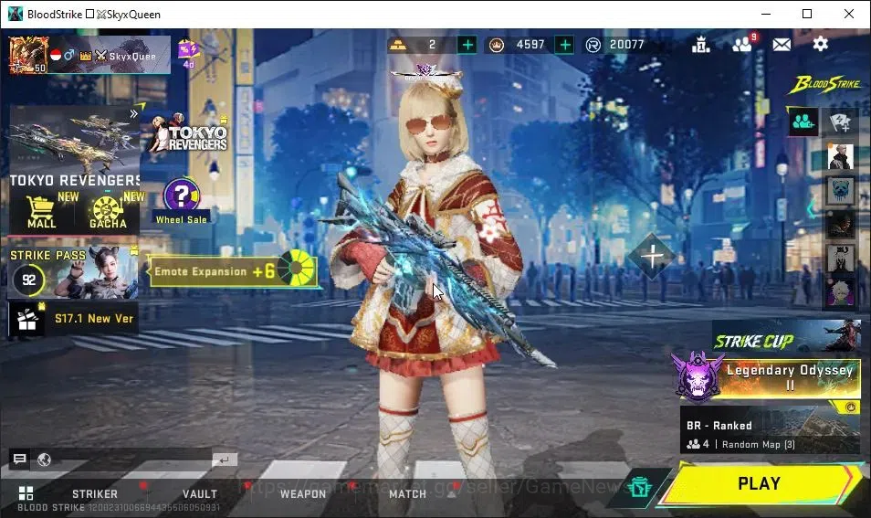 Blood Strike Accounts ASIA|ETERNAL DEagle|25 ULTRA[ETHAN,RAN,Spear,UMP45 image 1