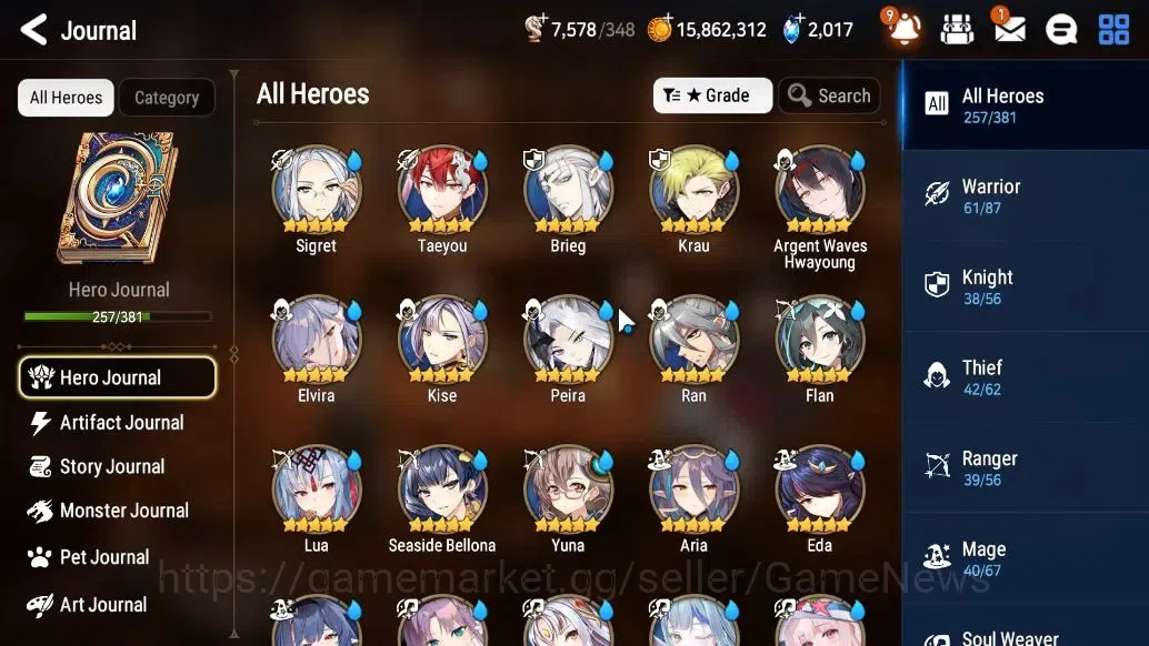 Epic Seven Accounts ASIA VERIF|30ML(SchoolNurse Yulha,LOTScales,GenRas image 11