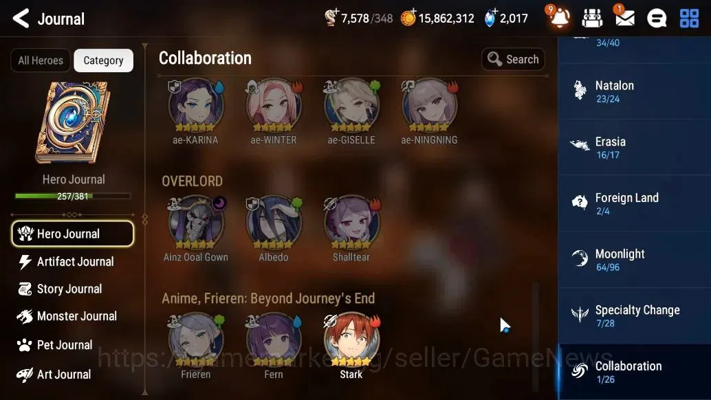 Epic Seven Accounts ASIA VERIF|30ML(SchoolNurse Yulha,LOTScales,GenRas image 6