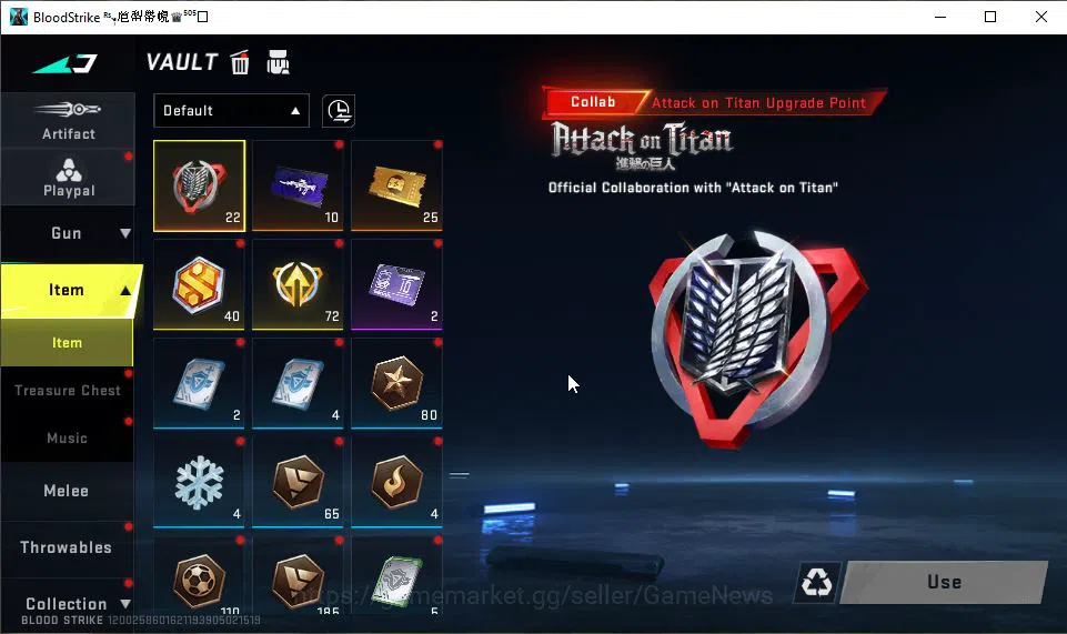 Blood Strike Accounts ASIA|7 ULTRA [ZERO,ETHAN,JET,NOVA,INP-9,URB,Origin image 14