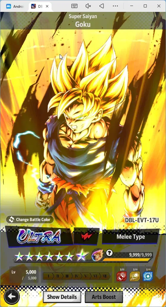 Dragon Ball Legends Accounts High-End Android |Lvl 154|42.6M Total Power|132 CC|1 LR|4 UL|LR Broly Fury|UL SSGSS Gogeta,SS 13