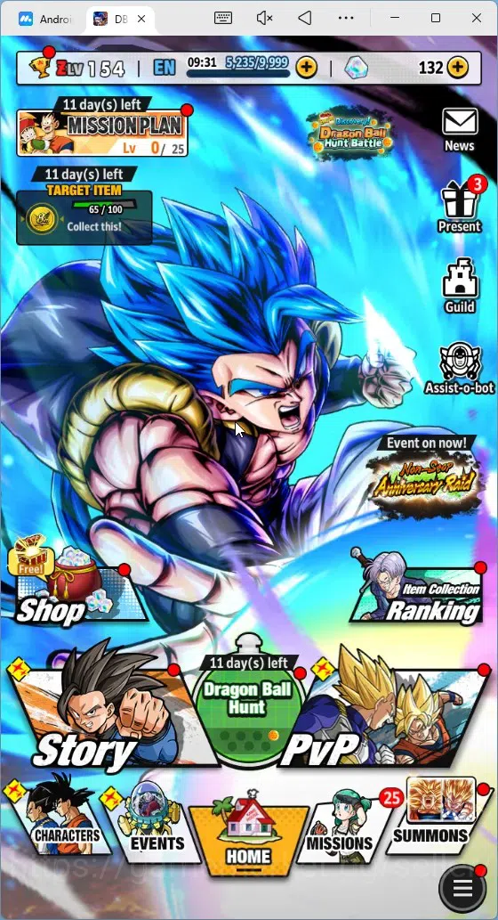 Dragon Ball Legends Accounts High-End Android |Lvl 154|42.6M Total Power|132 CC|1 LR|4 UL|LR Broly Fury|UL SSGSS Gogeta,SS 17