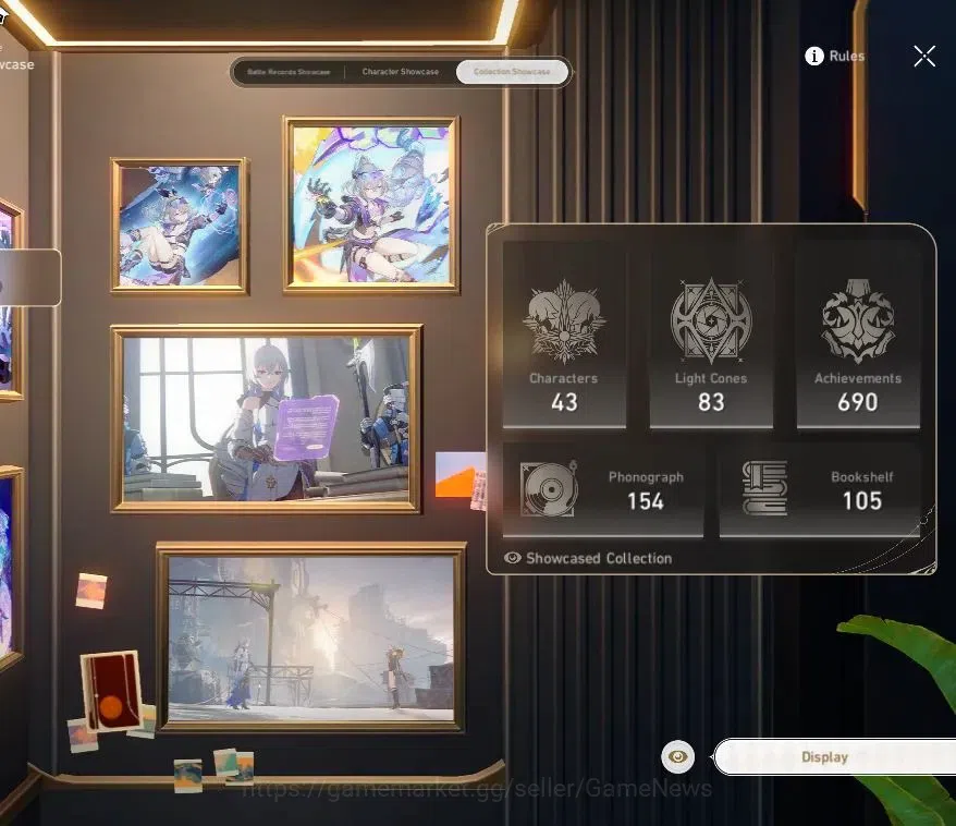 Honkai Star Rail Accounts Asia|TL 70|15 Limited|[SW 999,Castorice,Aglaea,Lin image 3