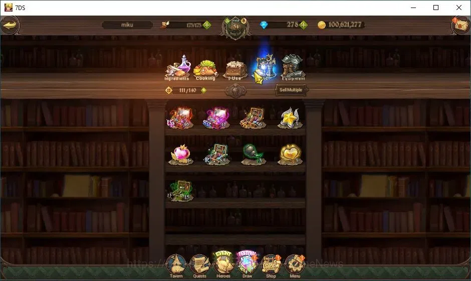 The Seven Deadly Sins: Grand Cross Accounts Global|278 Dm|1,1M CC|1 LR + 5 UR|Elizabeth,Nemesi image 16