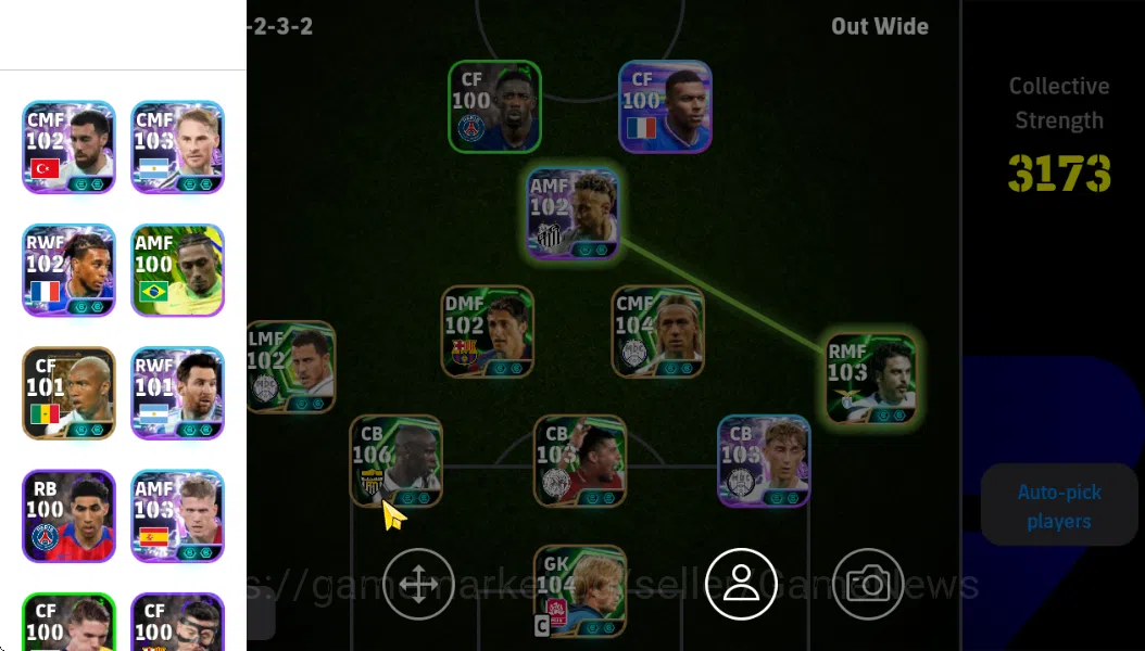 eFootball Accounts Mobile|Lilian Thuram(Long-Reach Tackle),Guti(Visio image 2