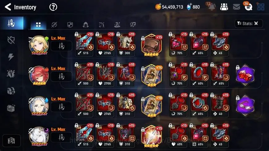 Epic Seven Accounts High-End Global | 15 ML(SN Yulha,Salome,C Lilias,Belian,Harsetti,Zio,J Kise Etc)|PoH+Bless ON|Stigma 13