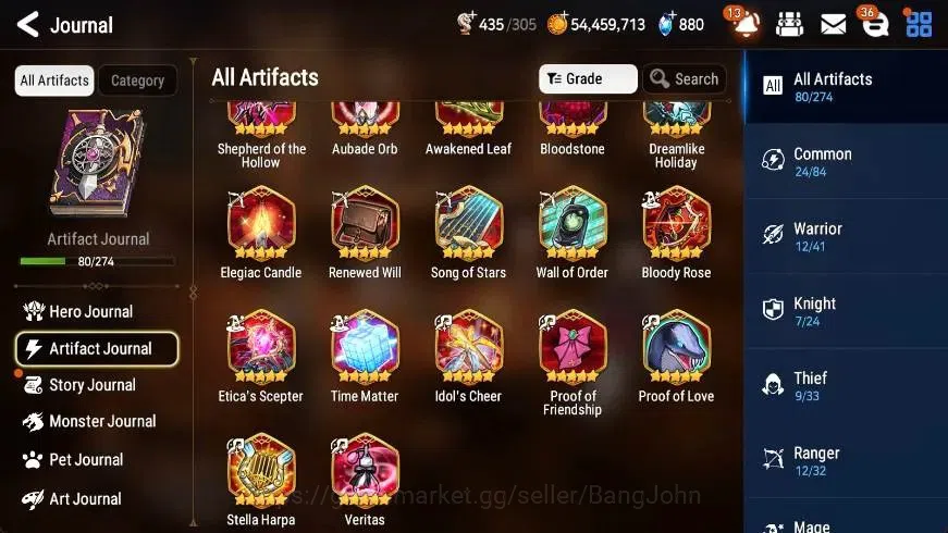 Epic Seven Accounts High-End Global | 15 ML(SN Yulha,Salome,C Lilias,Belian,Harsetti,Zio,J Kise Etc)|PoH+Bless ON|Stigma 8