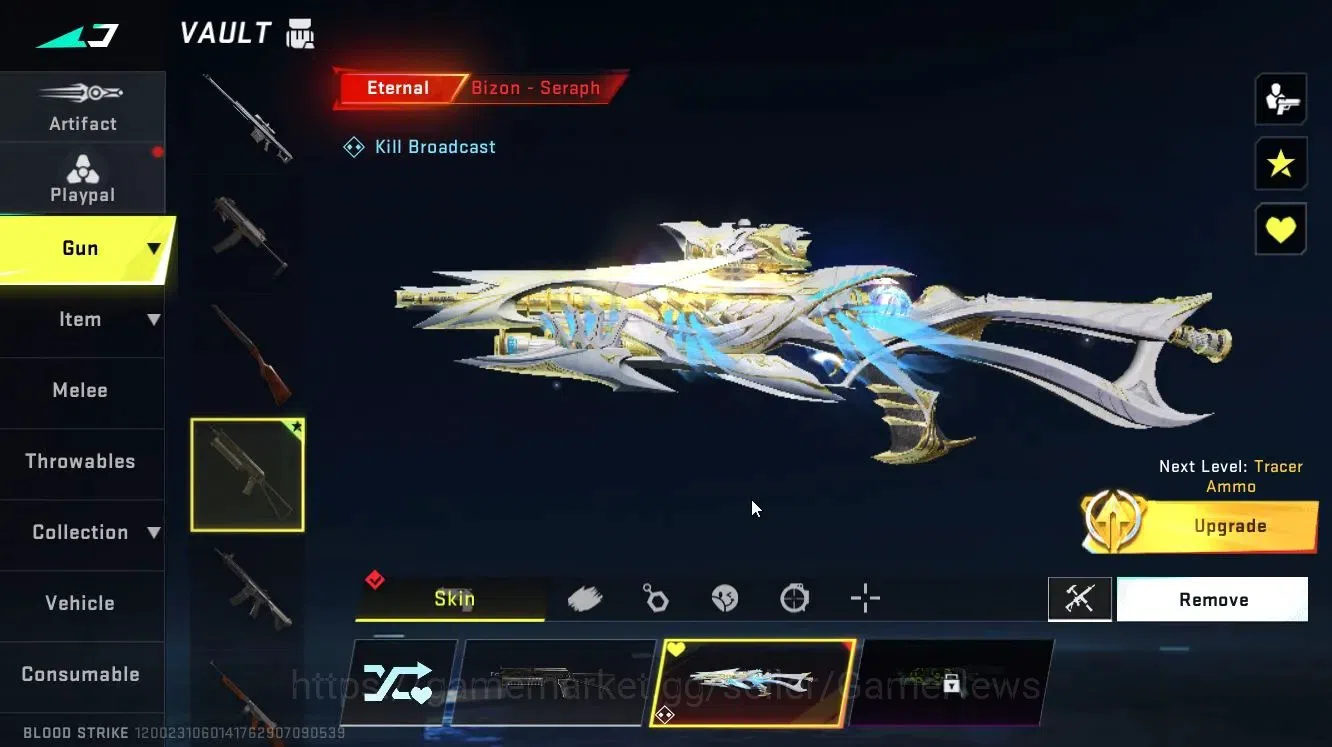 Blood Strike Accounts Others ASIA|ETERNAL Bizon-Seraph Lv3 |Loot Crate - Anhilition|Changename Card|Rank Bronze 4
