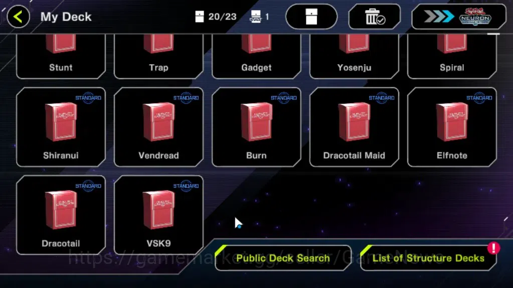 Yu-Gi-Oh! Master Duel Accounts Android|Lv 19|20 Deck|Branded,Dracotail,VSK9,Elfno image 3