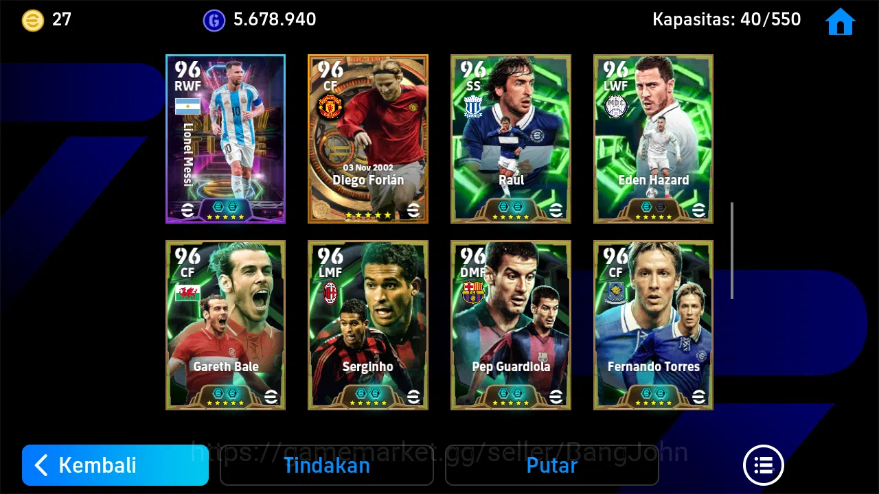 eFootball Accounts Power 3181 | Eden Hazard Epik | Lewandowski Showti image 4