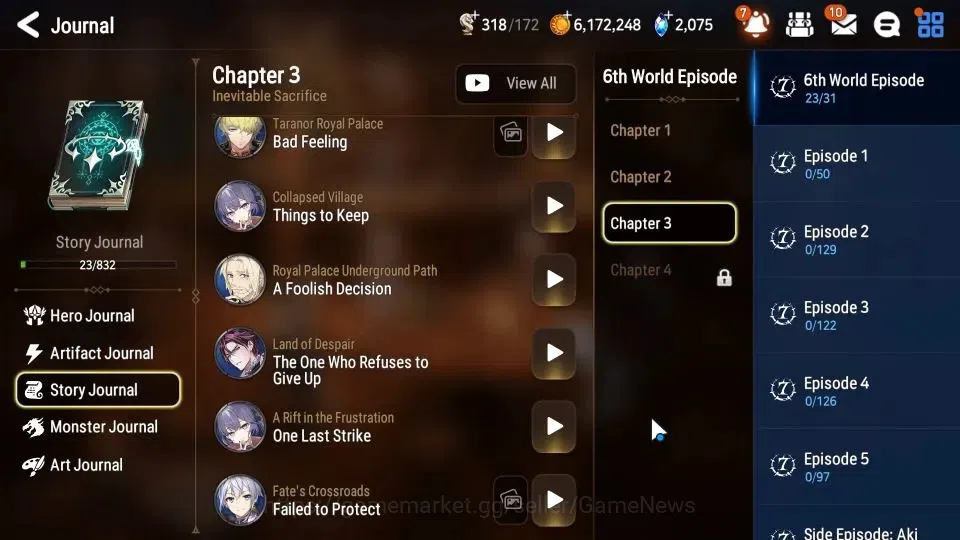 Epic Seven Accounts Starter GLOBAL Unverif|New Era|2 ML (SSalome,Astomacer Elena)+Tenebria|Poh+Bless ON|2K SStone+2,4K 9