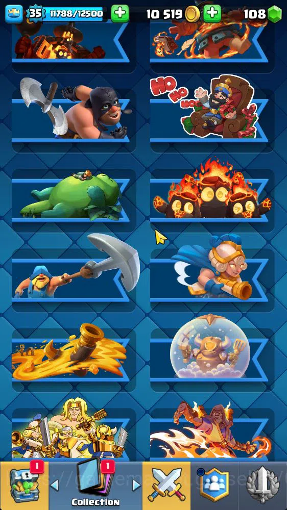 Clash Royale Accounts Lv 35|Trophy 6676|KTL 12|Limited Skin|Card 120|2 H image 10