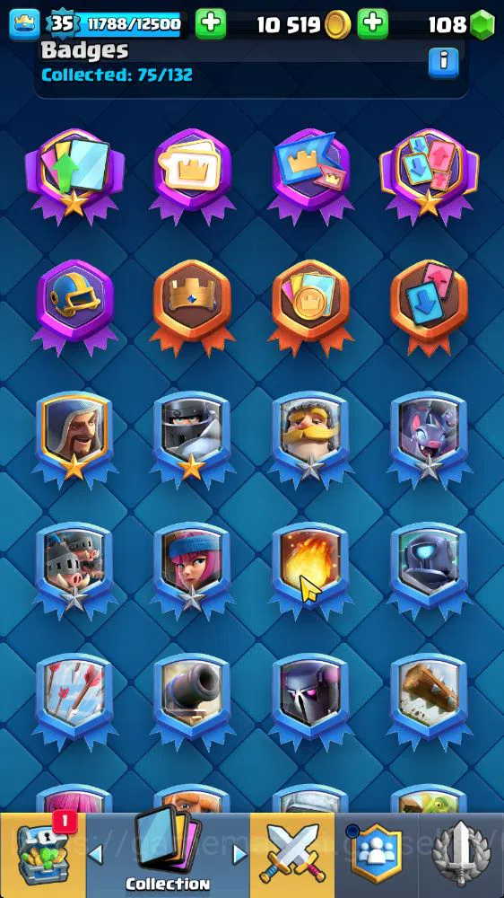 Clash Royale Accounts Lv 35|Trophy 6676|KTL 12|Limited Skin|Card 120|2 H image 13