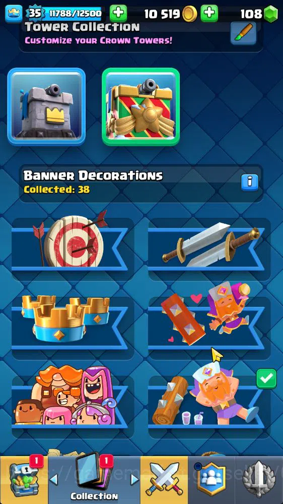 Clash Royale Accounts Lv 35|Trophy 6676|KTL 12|Limited Skin|Card 120|2 H image 9