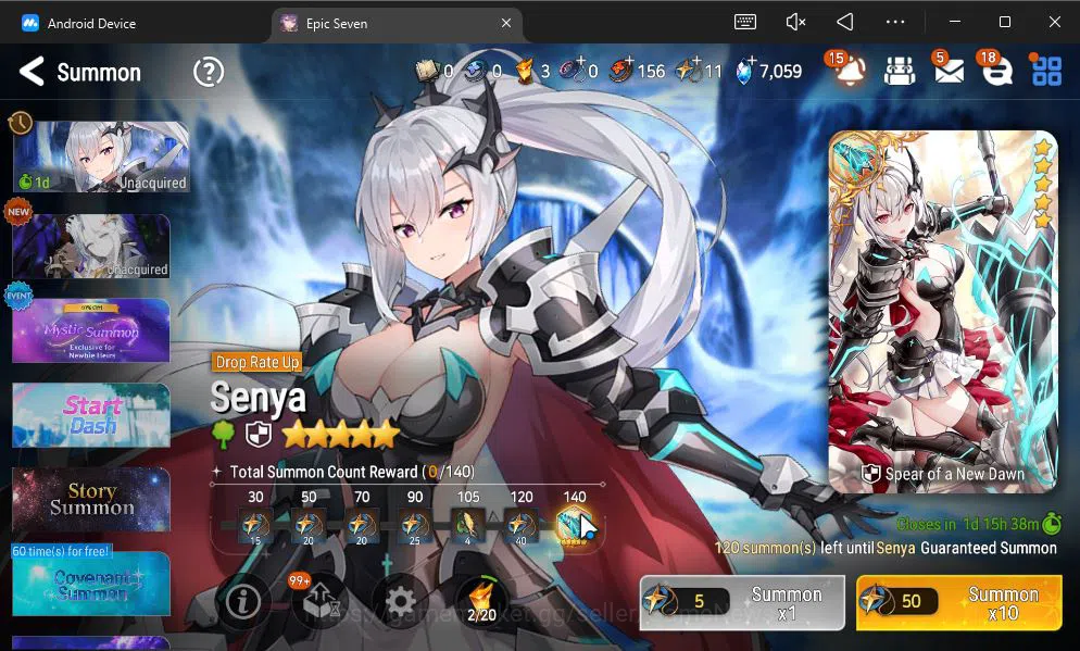 Epic Seven Accounts GLOBAL UNVERIF|8 ML(BArunka,LOT Scales,SP Politis, image 15