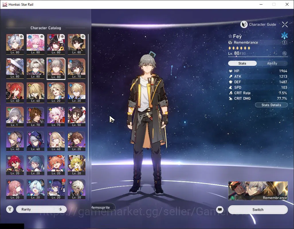 Honkai Star Rail Accounts Asia|TL 65|8 Limited|[Phainon]+Sign,Cyrene,The Dah image 4