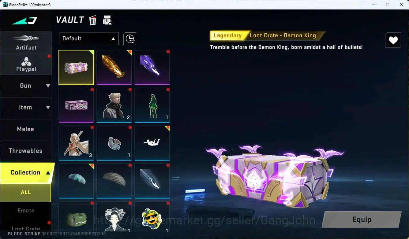 Blood Strike Accounts ASIA | ULTRA UMP45 Oni Piercer | 4 LEGENDARY GUN | image 11
