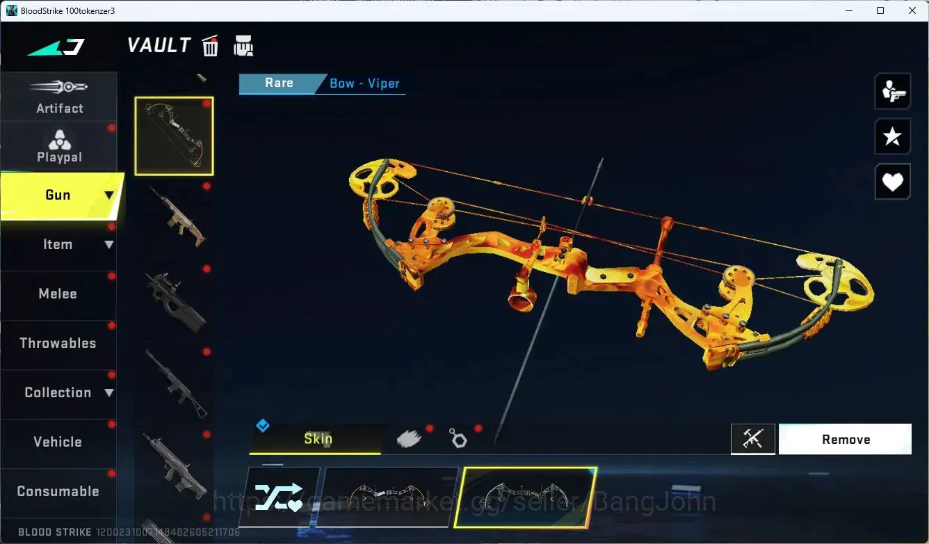 Blood Strike Accounts ASIA | ULTRA UMP45 Oni Piercer | 4 LEGENDARY GUN | image 6