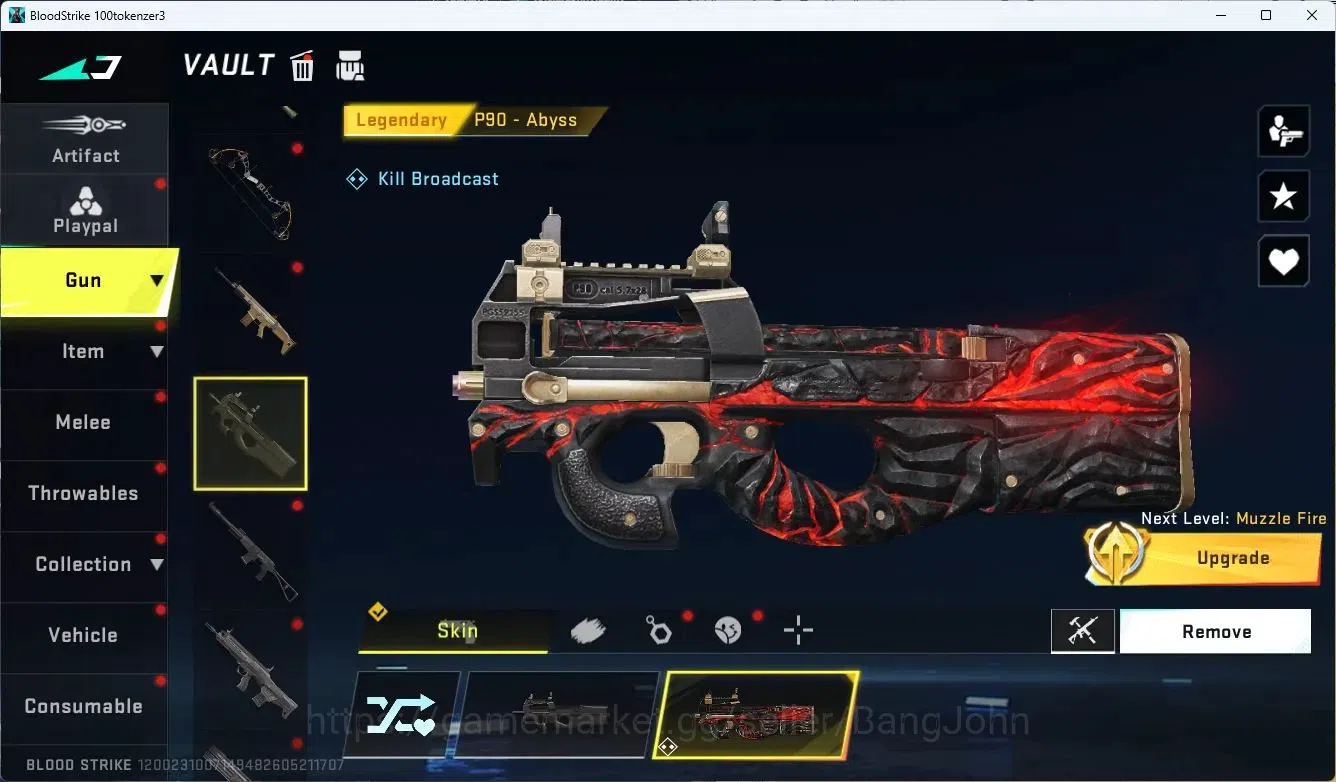 Blood Strike Accounts ASIA | ULTRA UMP45 Oni Piercer | 4 LEGENDARY GUN | image 7