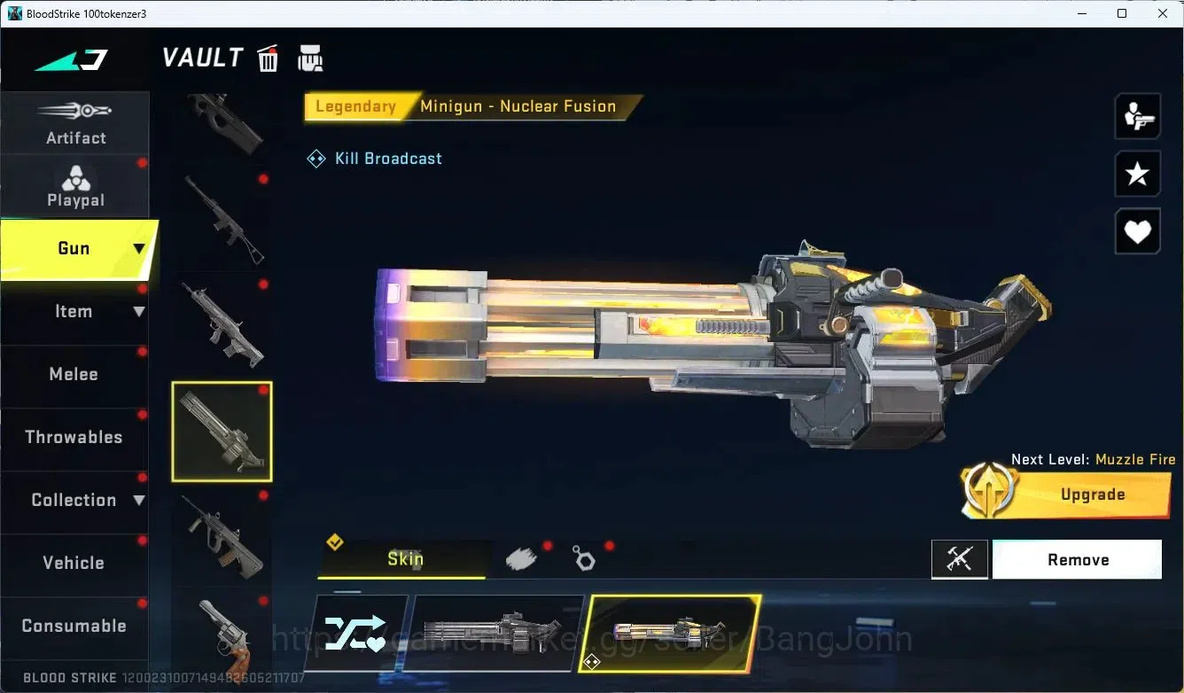Blood Strike Accounts ASIA | ULTRA UMP45 Oni Piercer | 4 LEGENDARY GUN | image 8