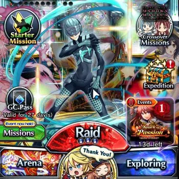Grand Summoners End-Game Global|Rank 29|10 Ascend|Inumuta,S Miyu,Chloe,Kiri image 1
