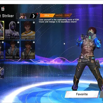 Blood Strike Accounts Collab Skin ASIA |1 ULTRA Striker[NACHO-EDM]|Collab AOT event active|Epic MP155 Abyss