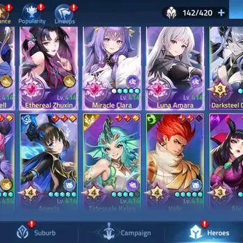 Mobile Legends: Adventure Accounts Global 706xx|Lv.157|283M Power|Camp 70-4|Vip 9|4 Nexus|29 Awakening|3 Epic|Check SS