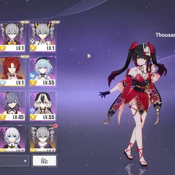 Honkai Impact 3rd Accounts End-Game SEA Lvl 65|1 FullSet (Sparkle Cameo),Kiana HotV 1/4,Coralie VB 1/4,Pardofelis,Fu
