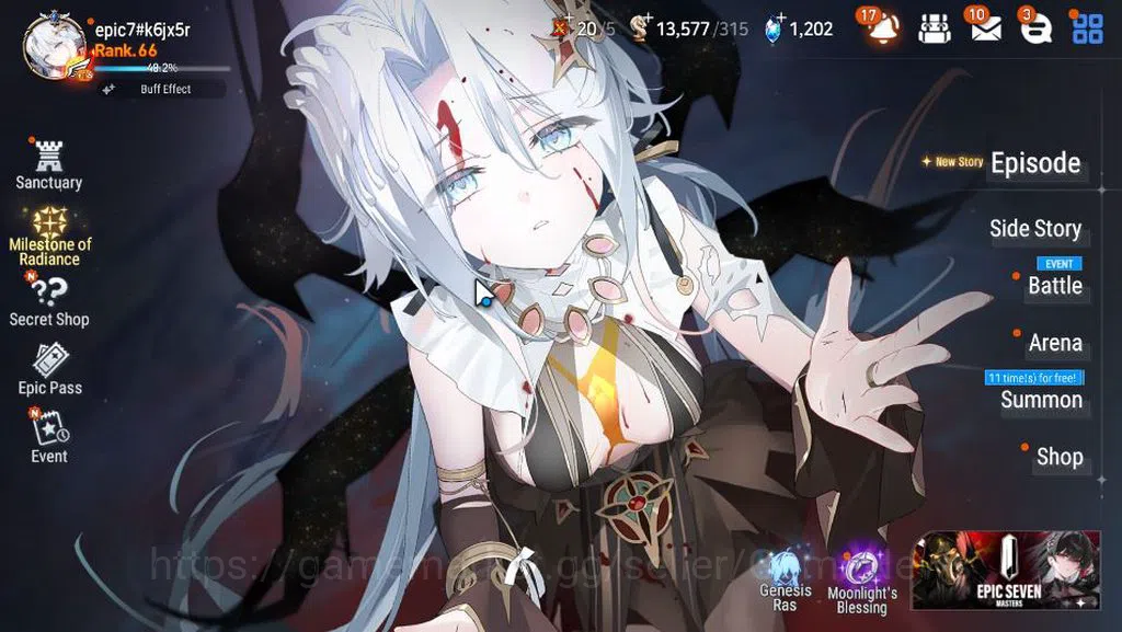 Epic Seven Accounts ASIA Unverif|24 ML(Salome,BArunka,Notos,Etc)+Rinak image 1