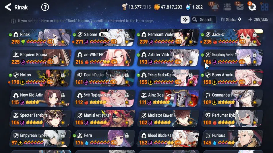 Epic Seven Accounts ASIA Unverif|24 ML(Salome,BArunka,Notos,Etc)+Rinak image 6