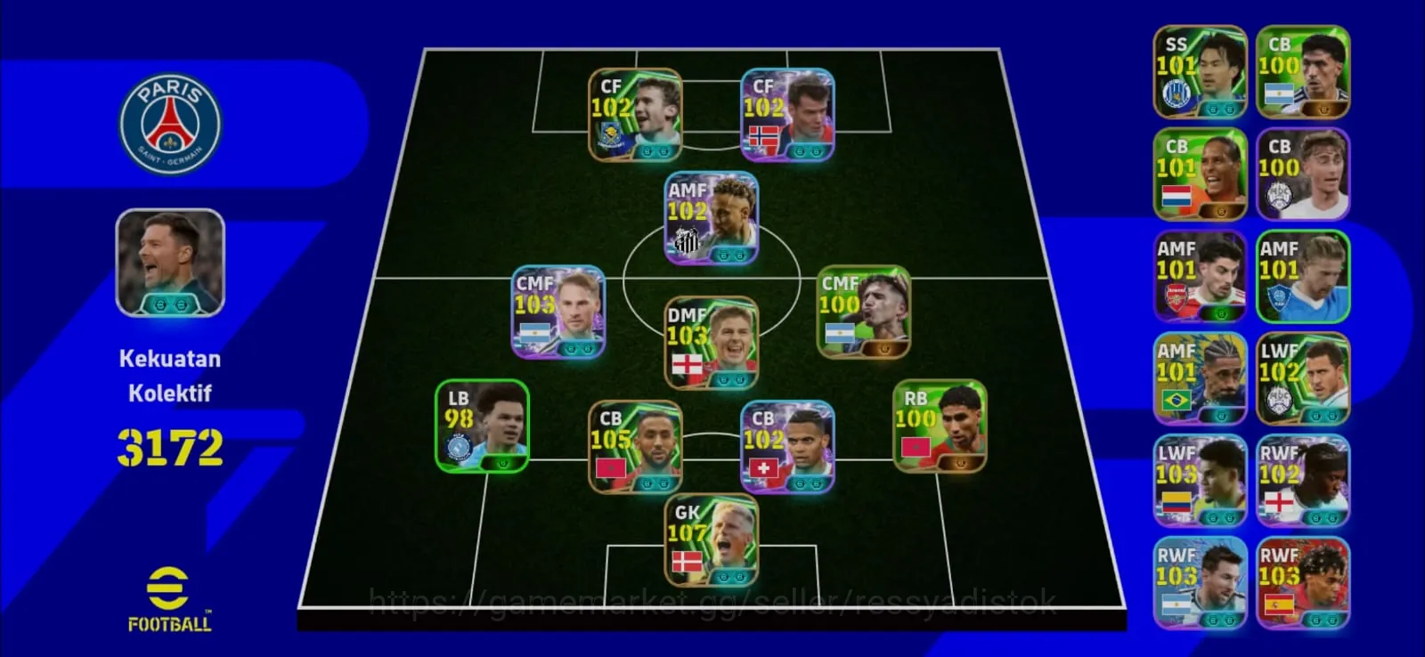eFootball Accounts Legends & Iconic Players COLECTIVE 3172+ | P SCMEICEL x SORLOTH x S GERARD x NEYMAR JR,READY TO 1