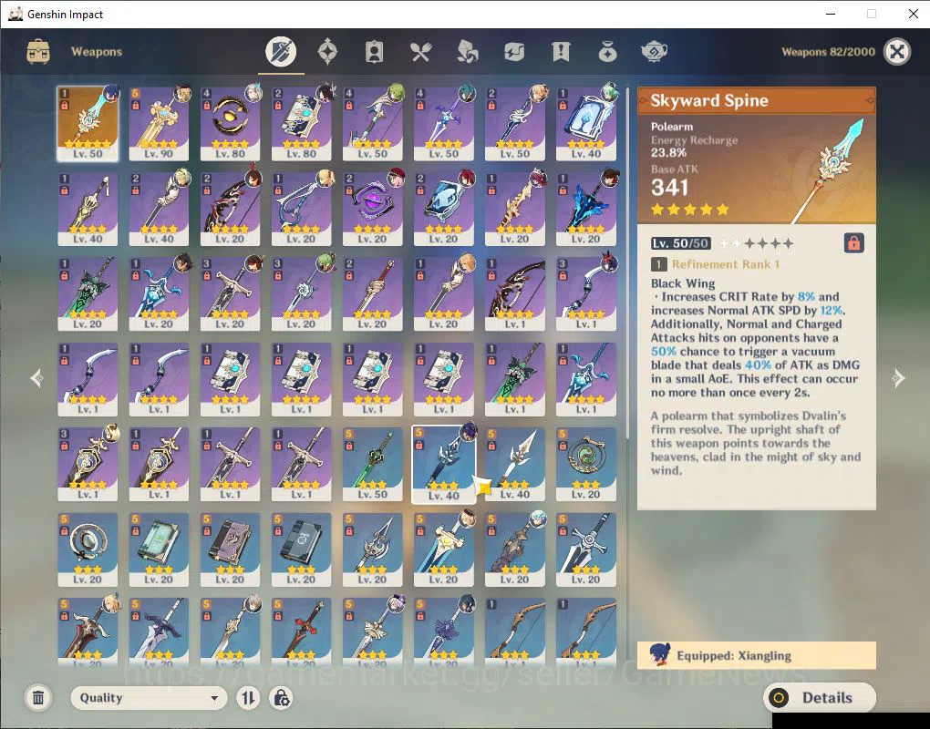 Genshin Impact Accounts ASIA|AR 55|3 Limited +1(*5Weapon)|NaviaC5,Columbin image 11