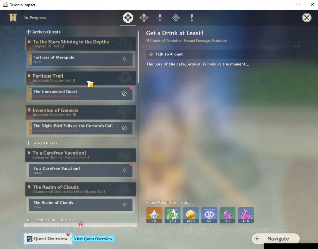 Genshin Impact Accounts ASIA|AR 55|3 Limited +1(*5Weapon)|NaviaC5,Columbin image 5