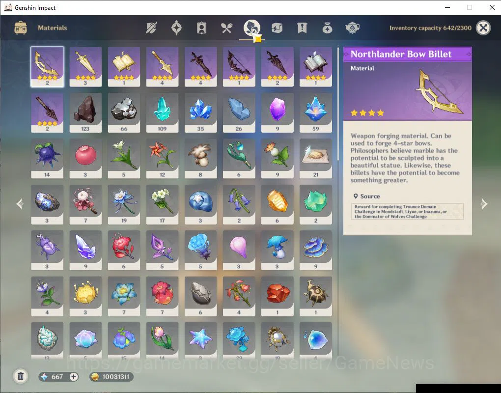 Genshin Impact Accounts ASIA|AR 55|3 Limited +1(*5Weapon)|NaviaC5,Columbin image 8