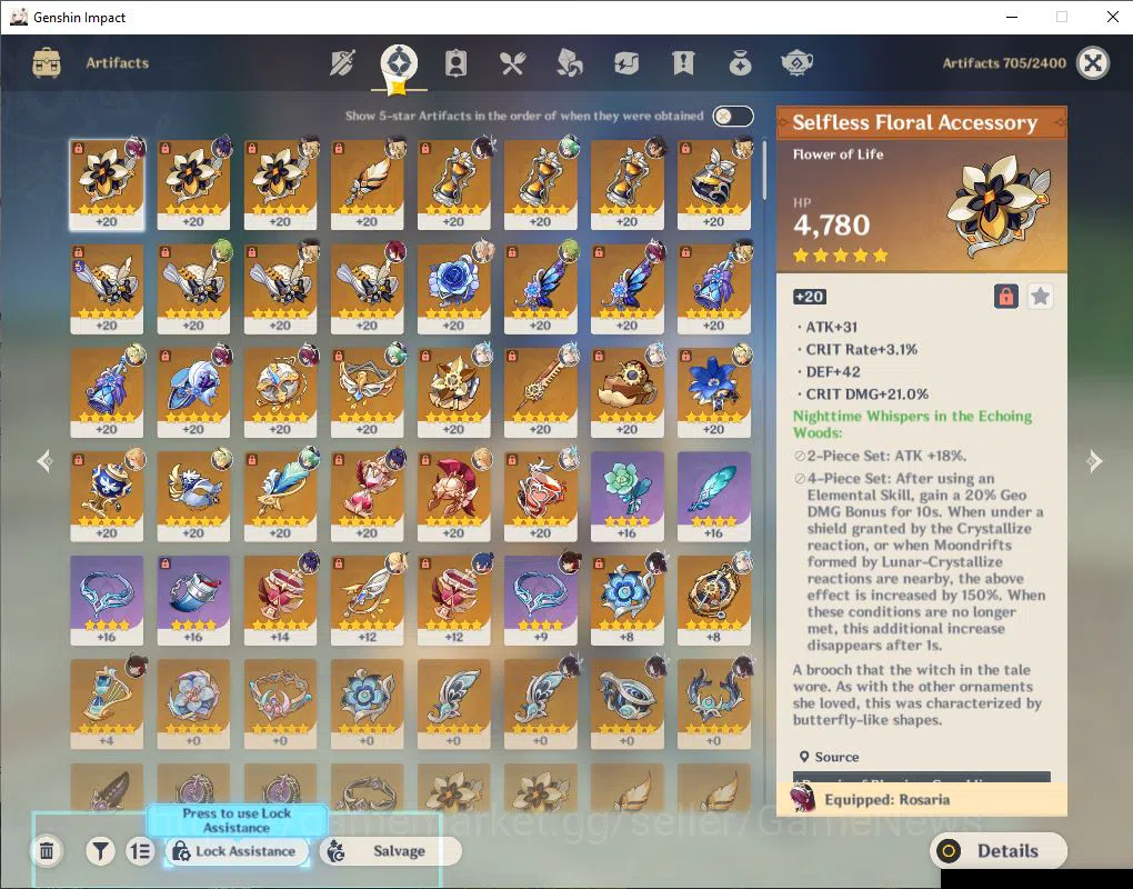 Genshin Impact Accounts ASIA|AR 55|3 Limited +1(*5Weapon)|NaviaC5,Columbin image 10