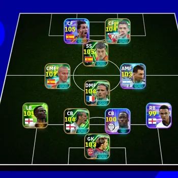 eFootball Accounts Legends & Iconic Players EFOOTBALL COLECTIVE 3181+ | NEW CARD F TORRES,D VILLA,EMANUEL PETIT,RIO