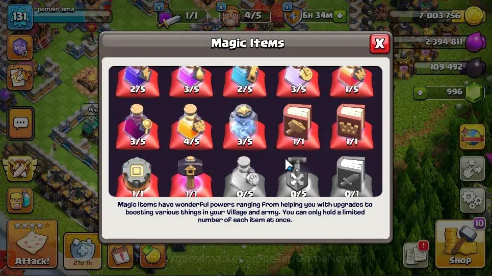 Clash of Clans Accounts TH 15 - BH 9|LV 131|HH 8|Limited Skin|BK 53,AQ 60, image 13