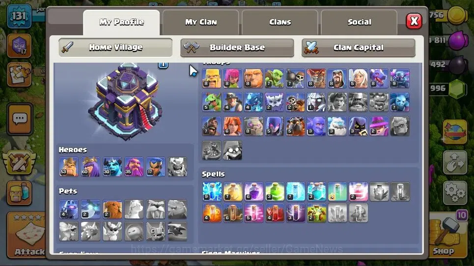 Clash of Clans Accounts TH 15 - BH 9|LV 131|HH 8|Limited Skin|BK 53,AQ 60, image 3