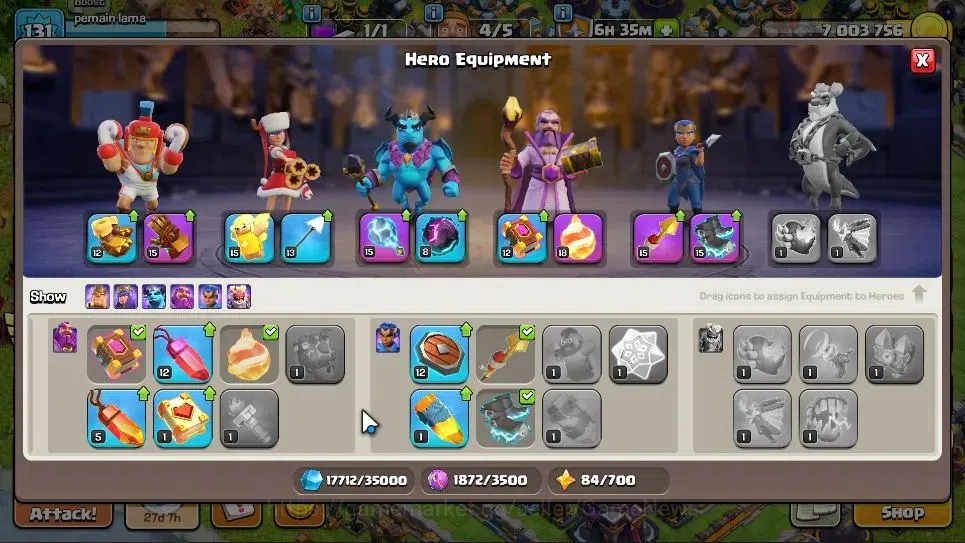 Clash of Clans Accounts TH 15 - BH 9|LV 131|HH 8|Limited Skin|BK 53,AQ 60, image 9