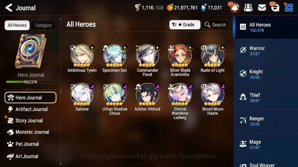 Epic Seven Accounts Global Unverif| 10 ML (Salome, Ruele of Light, AVi image 1