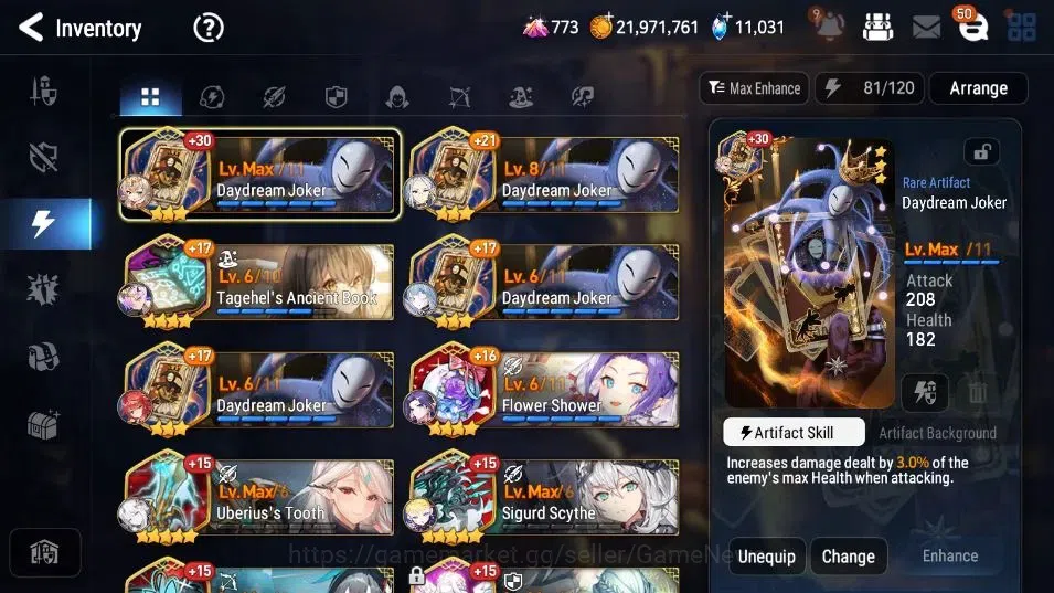 Epic Seven Accounts Global Unverif| 10 ML (Salome, Ruele of Light, AVi image 11